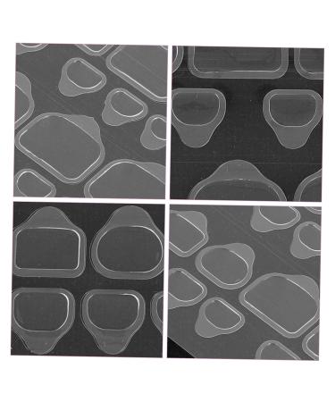 minkissy 20 Sheets False Nail Stickers With Glue Stickers For False Nails Waterproof Labels Pressure Glue Gel For False Nails Short Gummed Paper - Buy Online on GoSupps.com