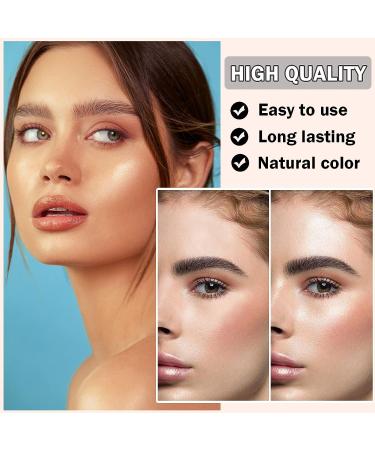 Shimmer Glitter Highlighter Contour Palette - Long Lasting Face & Body Makeup - Buy Online on GoSupps.com