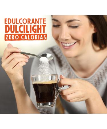 Dulci Light Sucralose Sweetener Sticks - 500 Calorie-Free Natural Sugar Substitute for Drinks & Food - Individually Packed - Buy Online on GoSupps.com