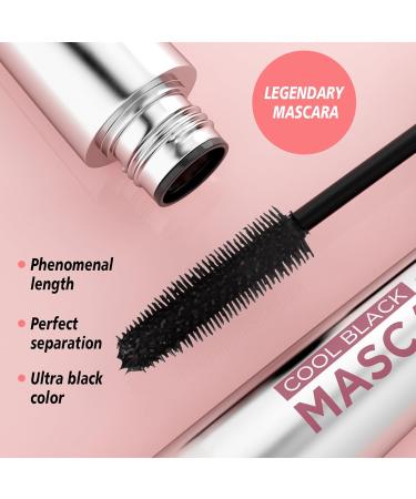Eyelash Mascara Makeup Mascara - 9ml Volumizing Curling Lengthening Mascara Fever-Proof Waterproof Eyelash Makeup Cosmetic for Women's Beauty Makeup - Buy Online on GoSupps.com