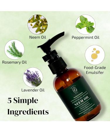 Neem Oil for Plants (Makes 480 fl oz) with Spray Bottle & Essential Oils | for Indoor Houseplants & Outdoor Gardens Natural Leaf Shine - Buy Online on GoSupps.com