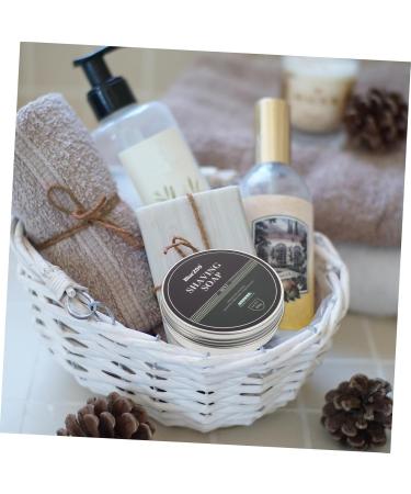 Healeved 3pcs Beard Shaving Cream Travel Shave Cream Shave Beard Cream Nourishing Shaving Soap Men Soap Paste - Buy Online on GoSupps.com