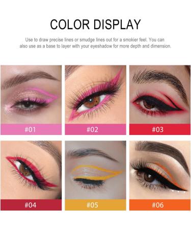 Cemssitu 20 Pieces Colored Eyeliner Set Waterproof Retractable Long Lasting Natural Matte Colorful Eye Pencils for Women Colorful Colorful - Buy Online on GoSupps.com