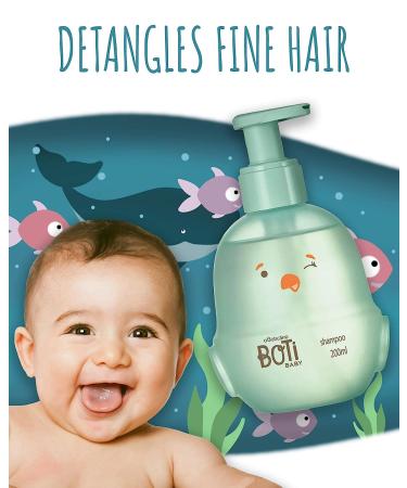 Boti Baby Shampoo: Hypoallergenic & Tear-Free Wash for Kids | Vegan, Alcohol-Free, Paraben-Free & Dye-Free by O Boticario - Buy Online on GoSupps.com