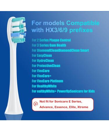 Replacement Toothbrush Heads for Philips Sonicare - Compatible Electric Toothbrush Brush Heads (Click-on/Snap-on) | KD-D2 - International Shipping Available - Buy Online on GoSupps.com