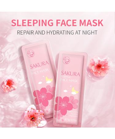 Cherry Blossom Skin Care Set - Complete Skincare Kits for Women & Girls | Japanese Skincare Gift Set with Serum Face Cream and Masks - Buy Online on GoSupps.com