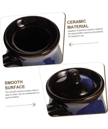 Zerodeko Vinegar Pot Soy Sauce Jar Ceramic Soy Sauce Dispenser Oil Pourer Decanter Sauce Bottle Shoyu Dispenser Ceramic Vinegar Bottle Seasoning Bottle Ceramics Storage Bottle Household medium As Shown 2 - Buy Online on GoSupps.com