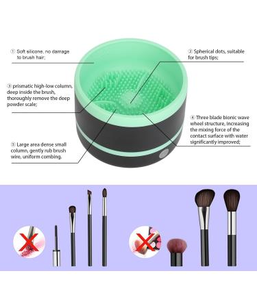 Electric Makeup Brush Cleaner - High Efficiency Automatic Make Up Cleaning Tools for All Size Brushes - Buy Online on GoSupps.com