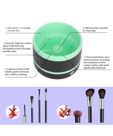Electric Makeup Brush Cleaner | High Efficiency Automatic Cleaning Tool for All Sizes | Fast International Shipping - Buy Online on GoSupps.com