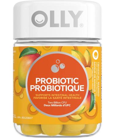 OLLY Probiotic Supplement Mango Chewable Gummy & Supplement Capsules gluten free multi-strain female-focused probiotic supplement Happy HOO-HA supports vaginal health 25 capsules Probiotic Supplement + Capsules - Buy Online on GoSupps.com