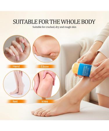 Geruicee 2 Pieces Urea Foot Cream Stick for Dry & Cracked Skin Intensive Repair Care for Heels Hands and Elbows Fast Absorbing Moisturizing Cream against Calluses 40 g x 2 - Buy Online on GoSupps.com