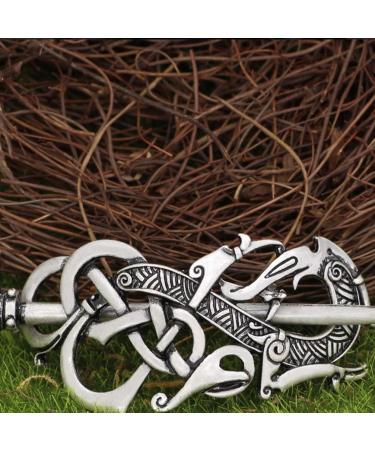 Minkissy Retro Viking Hair Clips Hairpins Viking Hair Accessories Irish Style Hair Slide Clip Stick for Women Girls Style 1 - Buy Online on GoSupps.com