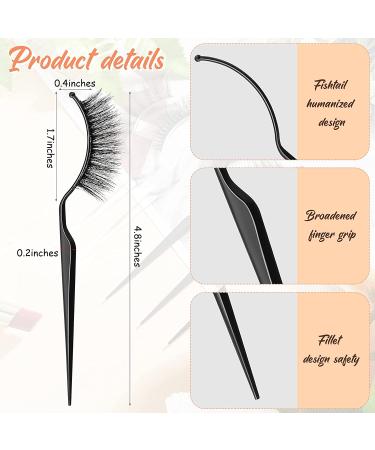 30-Piece False Eyelashes Display Stick & Applicator Tool Set - Black | Eyelash Extension Supplies for Grafted Eyelashes - Buy Online on GoSupps.com