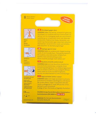 Buy OHROPAX Color Foam Ear Plugs - 3x8 Pack for Ultimate Comfort | International Shipping Available - Buy Online on GoSupps.com