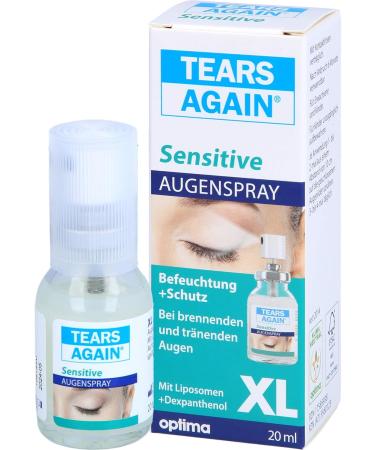 TEARS AGAIN Sensitive XL Eye Spray 20ml for Burning & Watery Eyes | Fast International Shipping - Buy Online on GoSupps.com