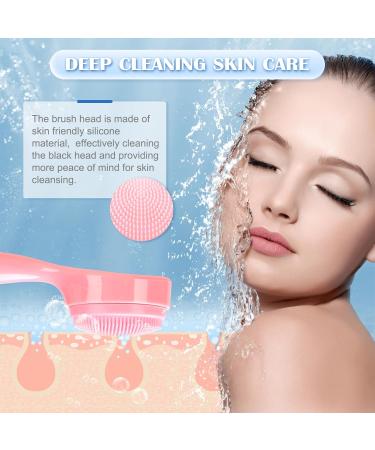 Buy NADUSEP Silicone Facial Cleansing Brush - 3 Pack Exfoliating Scrubber for Blackheads & Makeup Removal - Soft Waterproof & Skin-Friendly | International Shipping - Buy Online on GoSupps.com