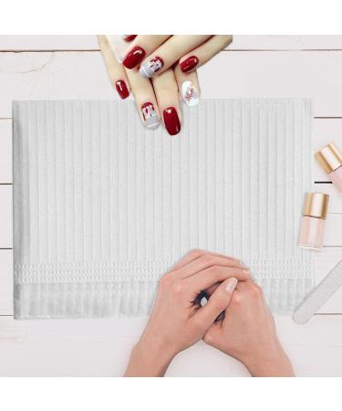 Tapis Table - 50pcs 16.5x12cm | Serviette Manucure Absorbante Jetable | Feuilles Protection Plan De Travail pour Salon D butants Professionnels Maison Onglerie Hygi ne Blanc - Buy Online on GoSupps.com