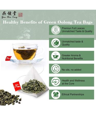 Yan Hou Tang Taiwan Original Green Oolong Tea - 50 Teabags | Premium Quality for International Shipping - Buy Online on GoSupps.com