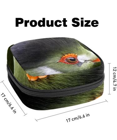 Animal Print Portable Sanitary Napkin Storage Bag | Zippered Organizer for Teen Girls & Women - International Shipping Available - Buy Online on GoSupps.com