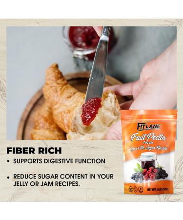 Natural Vegan Fruit Pectin Powder for Low Sugar Jams/Jellies | NON-GMO Premium Bulk 1 lb Bag - Buy Online on GoSupps.com