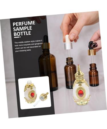 Housoutil Middle Eastern Perfume Bottle Perfume Spray Bottle Vintage Perfume Bottle Glass Oil Bottle Perfume Bottle Vintage Perfume Mini Perfume Containers Travel Alloy Filling Red Lecythus - Buy Online on GoSupps.com