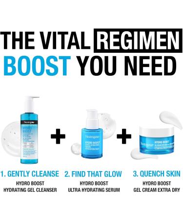 Neutrogena Hydro Boost Ultra Hydrating Serum Hyaluronic Acid Amino Acids Electrolytes Acne Dry & Sensitive Skin 29mL New - Buy Online on GoSupps.com