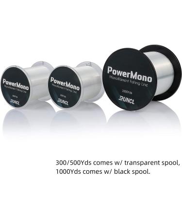 RUNCL PowerMono Fishing Line 300Yds Clear 6LB - Ultimate Strength Monofilament Line Shock Absorber Knot Friendly for Mono Fishing - Buy Online on GoSupps.com