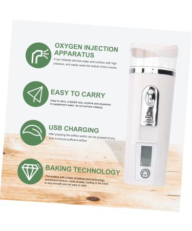 Beatifufu Hydrating Instrument Portable Humidifer Face Steamer Portable Face Humidifier Face Sprayer White Abs - Buy Online on GoSupps.com