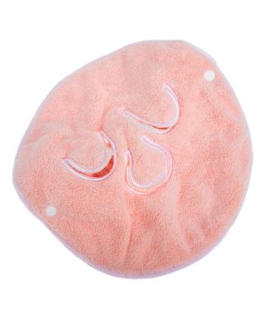 Baluue Serviette Visage Chauffante Taille Petite En Polaire Corail Douce Et Absorbante Masque Facial Spa Pour Femme Bande Trous R glable Soins Visage Maison Rose