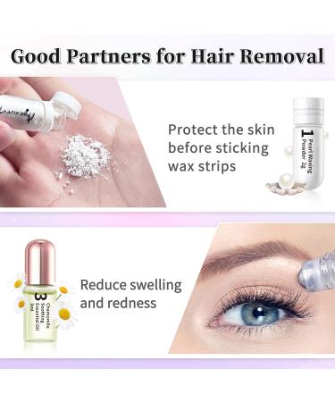 Beauty7 Cold Wax Strips for Eyebrows - Pain-Free Precise Depilation for High-Arched Eyebrow Shape - Quick & Easy Waxing Solution for Women | International Shipping Available - Buy Online on GoSupps.com