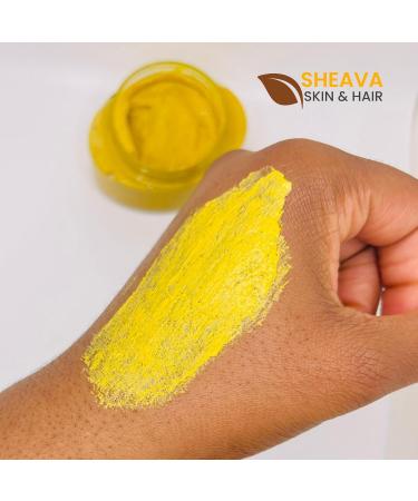 Turmeric Face Mask with Vitamin E - Dark Spot Treatment Kaolin Clay for Acne Refine Pores Smooth & Radiant Skin - Buy Online on GoSupps.com