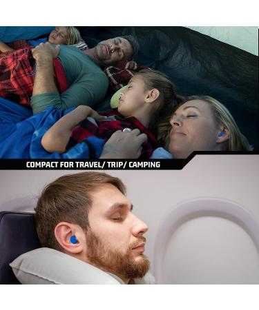 targeal 120Pcs Ear Plugs for Sleeping - 33 dB NRR Soft Foam Earplugs for Noise Cancelling & Ear Protection- Blue - Buy Online on GoSupps.com