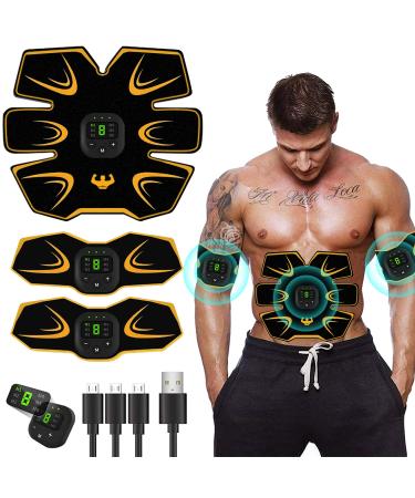 Abs Stimulator Ab Stimulator Muscle Toner Abs Muscle Trainer Ultimate Abs Stimulator for Men Women Abdominal Work Out Ads Power Fitness Abs Muscle Training Gear ABS Workout Equipment Portable