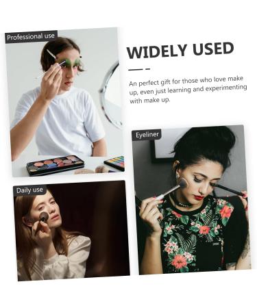 Didiseaon 12pcs Eyeliner Brush Eye Shadow Brush Brow Brush Eyeliner Brushes Eye Shadow for Makeup Miss Girl 14.5x0.7x0.5cm Black - Buy Online on GoSupps.com