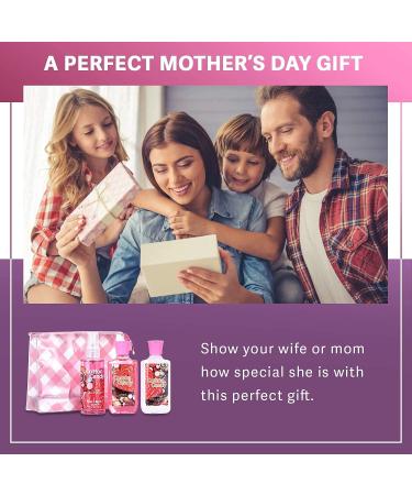 Cotton Candy Bath & Body Travel Kit | 3 Fl Oz Skincare Gift Set | Shower Gel Body Lotion & Fragrance Mist | Perfect Christmas Gifts for Family & Friends - Buy Online on GoSupps.com