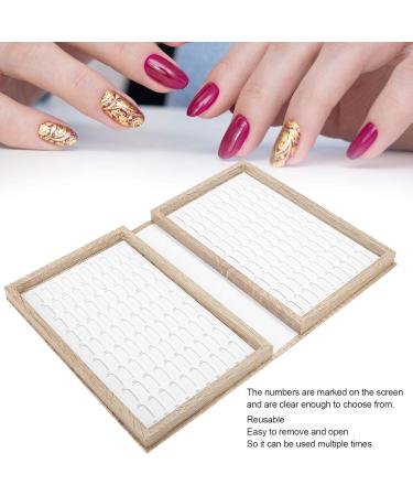 180 Colors Nail Tip Display Color Card Book - Durable Wood Nail Gel Polish Display for Art & Practice - Perfect for International Shipping - Buy Online on GoSupps.com