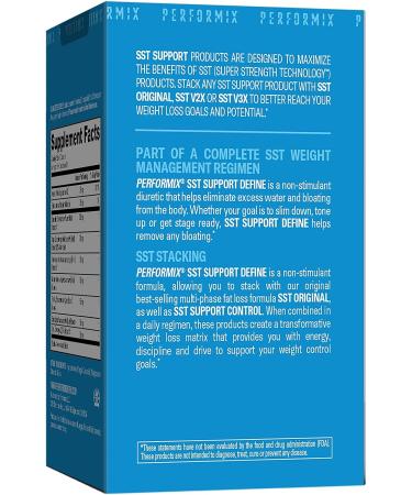 PERFORMIX SST Support Define Non-Simulant Diuretic - 60 Veggie Capsules - Buy Online on GoSupps.com