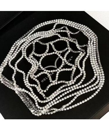 YO-HAPPY Hollow Rhinestone Mesh Headwear | Luxury Crystal Wedding Head Chain & Hair Accessories for Women - Buy Online on GoSupps.com