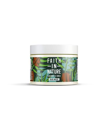 Faith In Nature Natural Coconut and Shea Butter Hair Mask Hydrating Vegan and Cruelty Free No SLS or Parabens For Normal to Dry Hair 300 ml - Buy Online on GoSupps.com
