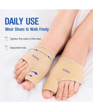 Buy Bunion Corrector & Relief Sleeve - Gel Pads for Men & Women | Fix Hallux Valgus & Restore Toe Shape - Buy Online on GoSupps.com