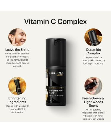 MANSCAPED Skin Ultra Daily Regimen - Men's Skincare Routine Essentials with Face Wash Face Moisturizer & Brightening Serum Formulated with A Ceramide Complex for Cleansing Exfoliating & Hydration - Buy Online on GoSupps.com