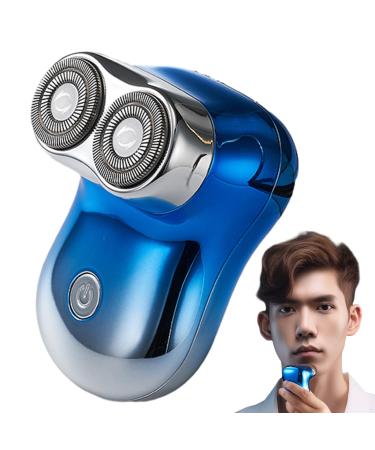 Reiserasierer - -Shave electrorasier for women and men |Electric facial razor in pocket format gift for family friends colleagues men and women EWFAS blue