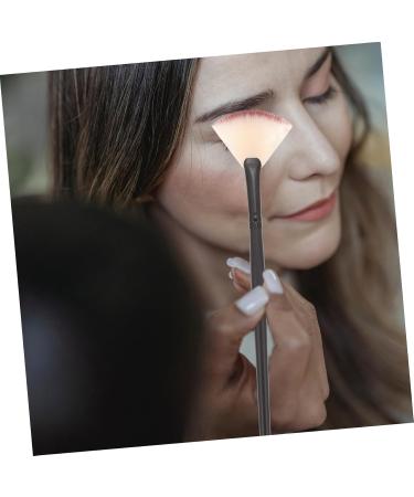 FRCOLOR 12pcs Peel Mask Shape Glycolic Slim Fiber Handheld Travel Fan & Highlighting Makeup Brush - Perfect Facial Tools for Girls | Reliable Bristle & Acid Masks - Buy Online on GoSupps.com