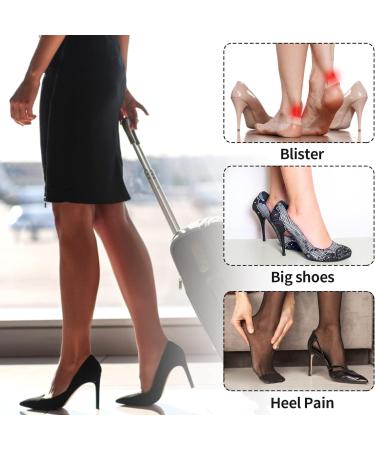 Molain Heel Grips 2 Pairs - Thick Cushioned Inserts for Shoes, Anti-Blister Protectors & Volume Boosters, Skin Color - Buy Online on GoSupps.com