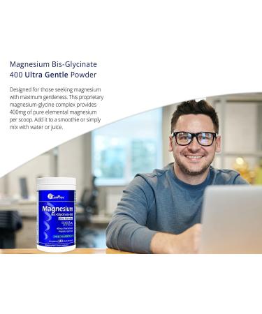 CanPrev 240g Magnesium Bisglycinate Powder 400mg - Chelated Complex, 3rd Party Tested, Made in Canada - Buy Online on GoSupps.com