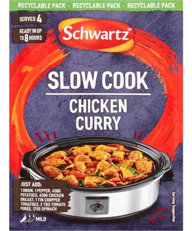 Schwartzz Slow Cookers Chicken Curry 33G - Pack of 12 - Buy Online on GoSupps.com