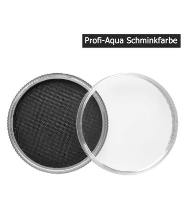 Lynlon Children's Makeup Set - Professional Aqua Color & Sponges for Clowns & Mimes - Ideal for Theater & Carnival - Water-Soluble Black 30g - Buy Online on GoSupps.com