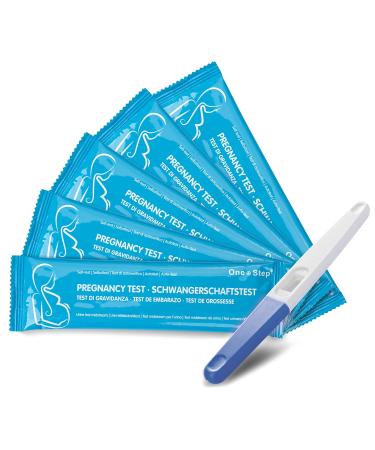 One step 5 pieces one step medium beam pregnancy test early test - early pregnancy test - determine pregnancy - pregnancy test