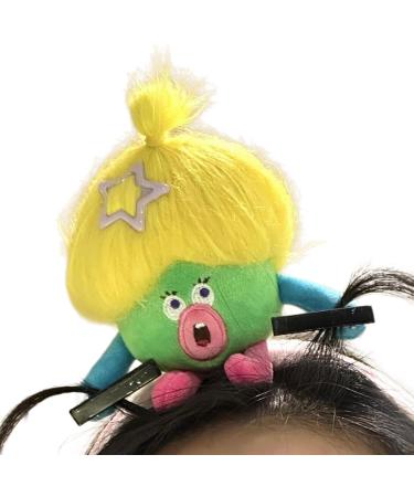 amangul Washing Face Headbands Cartoon Stuffed Doll Shape Headband Woman Spa Makeup Hairband Makeup Taking Photos Headpiece(Lots Of Yellow Hair) - Buy Online on GoSupps.com