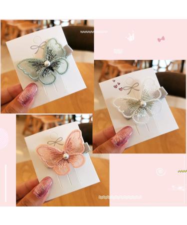 Arqumi 12 PCS Hair Clip Colorful Butterfly Design Hair Clip Hair Accessories for Girls Women 2Pink+2Purple+2Blue+2Green+2White+2Golden - Buy Online on GoSupps.com